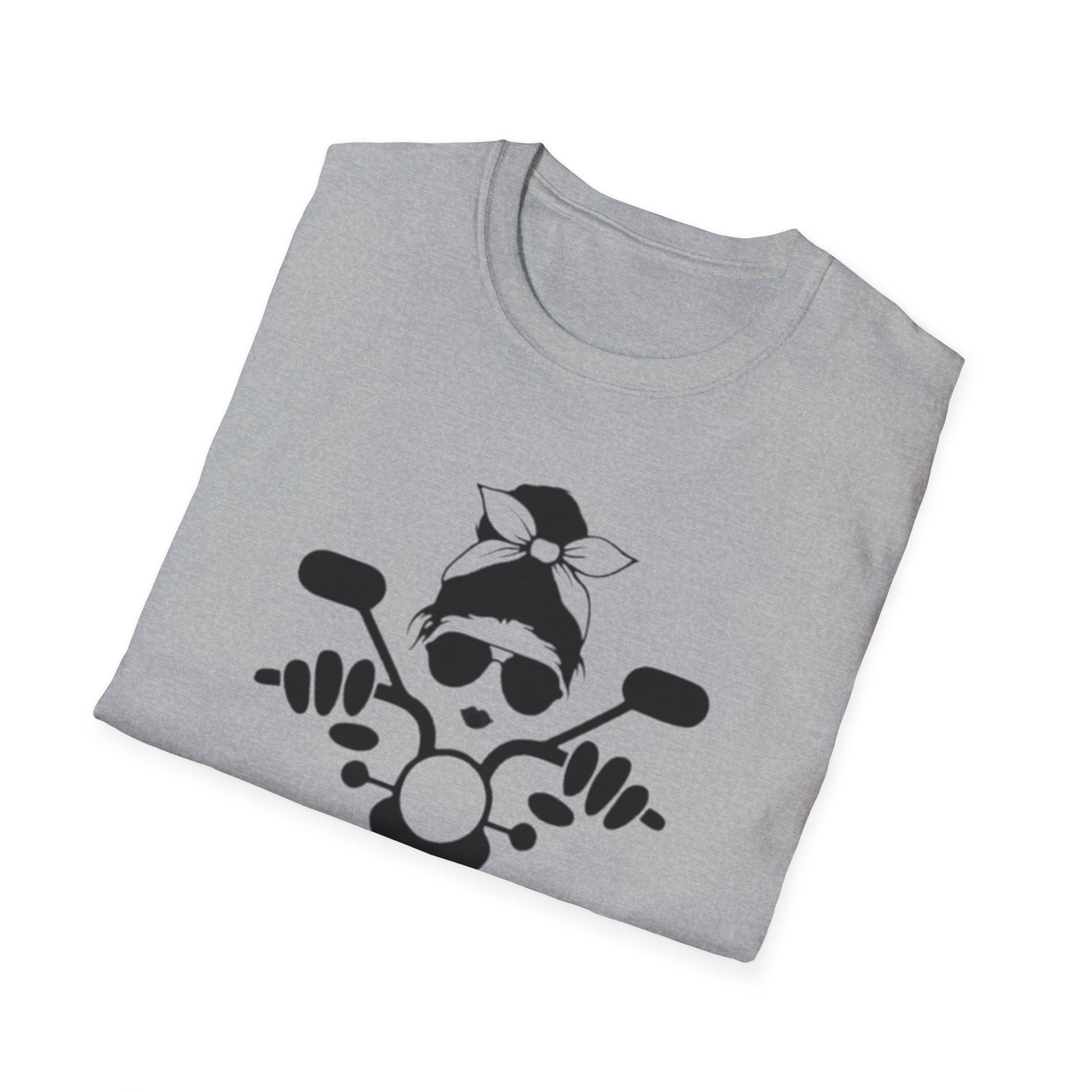 Biker Girl T-Shirt Printify T-Shirt Rhythm & Drip Apparel