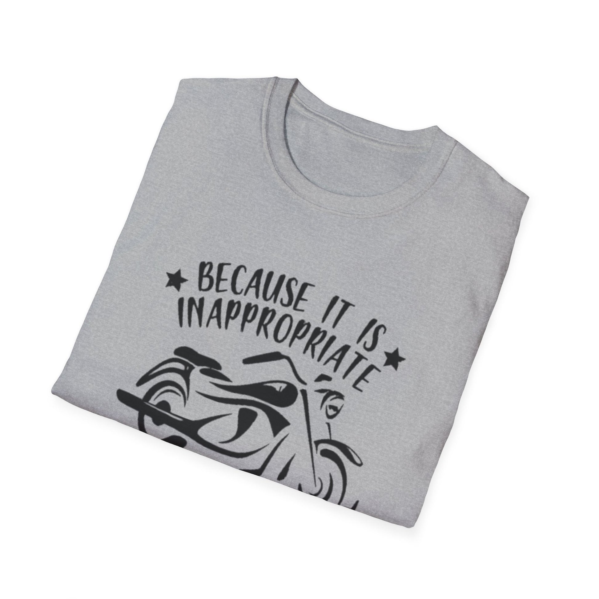 Because Using A Vibrator In Public Is Inappropriate T-Shirt Printify T-Shirt Rhythm & Drip Apparel