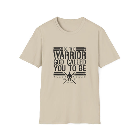 Warrior Faith Unisex Softstyle T-Shirt Sand Printify T-Shirt Rhythm & Drip Apparel