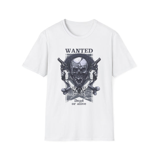 Wanted: Dead or Alive White Printify T-Shirt Rhythm & Drip Apparel