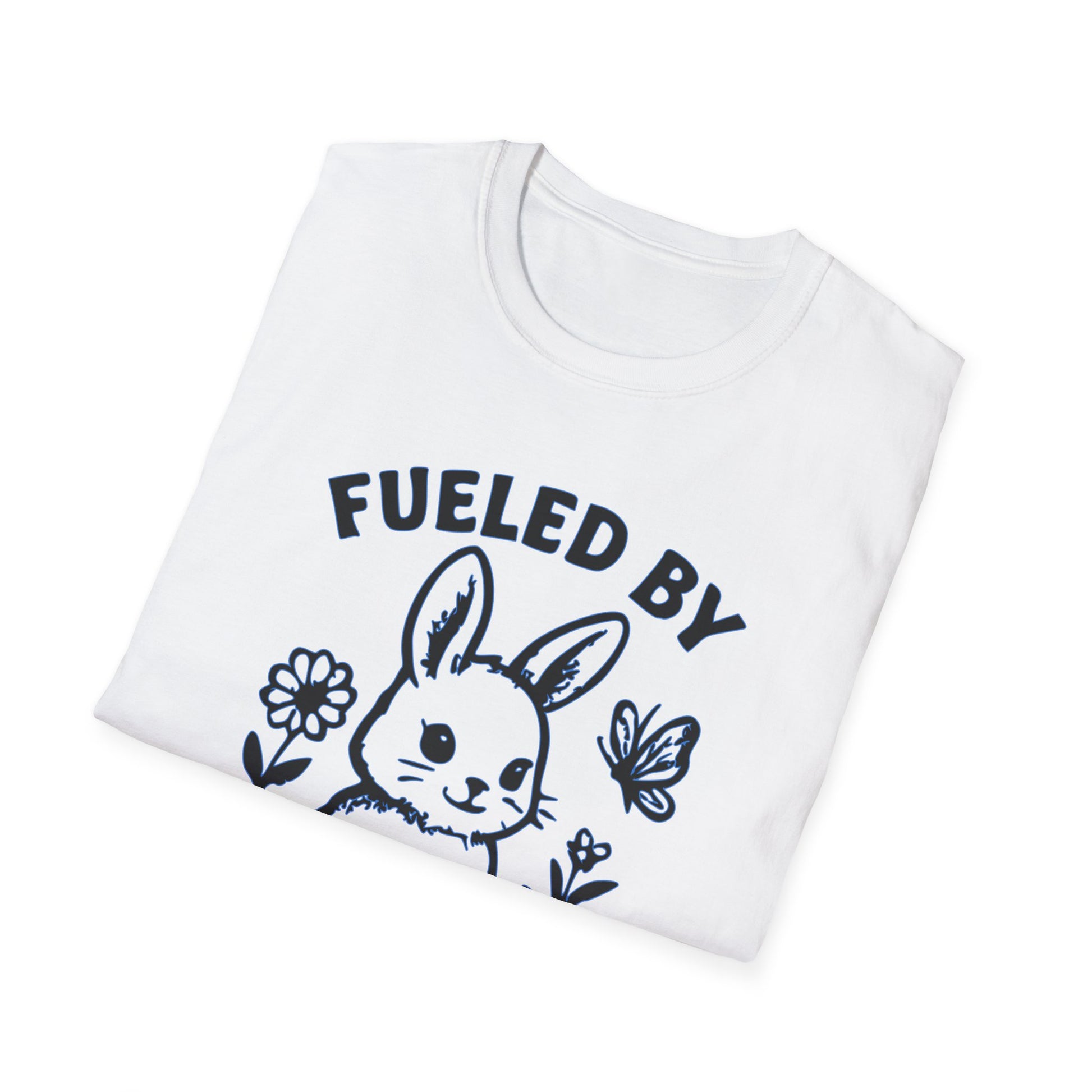 Funny Fueled By Spite Bunny T-Shirt| Cute Graphic Tee, Unisex Shirt, Gift for Animal Lovers, Casual Wear, Funny Apparel Printify T-Shirt Rhythm & Drip Apparel