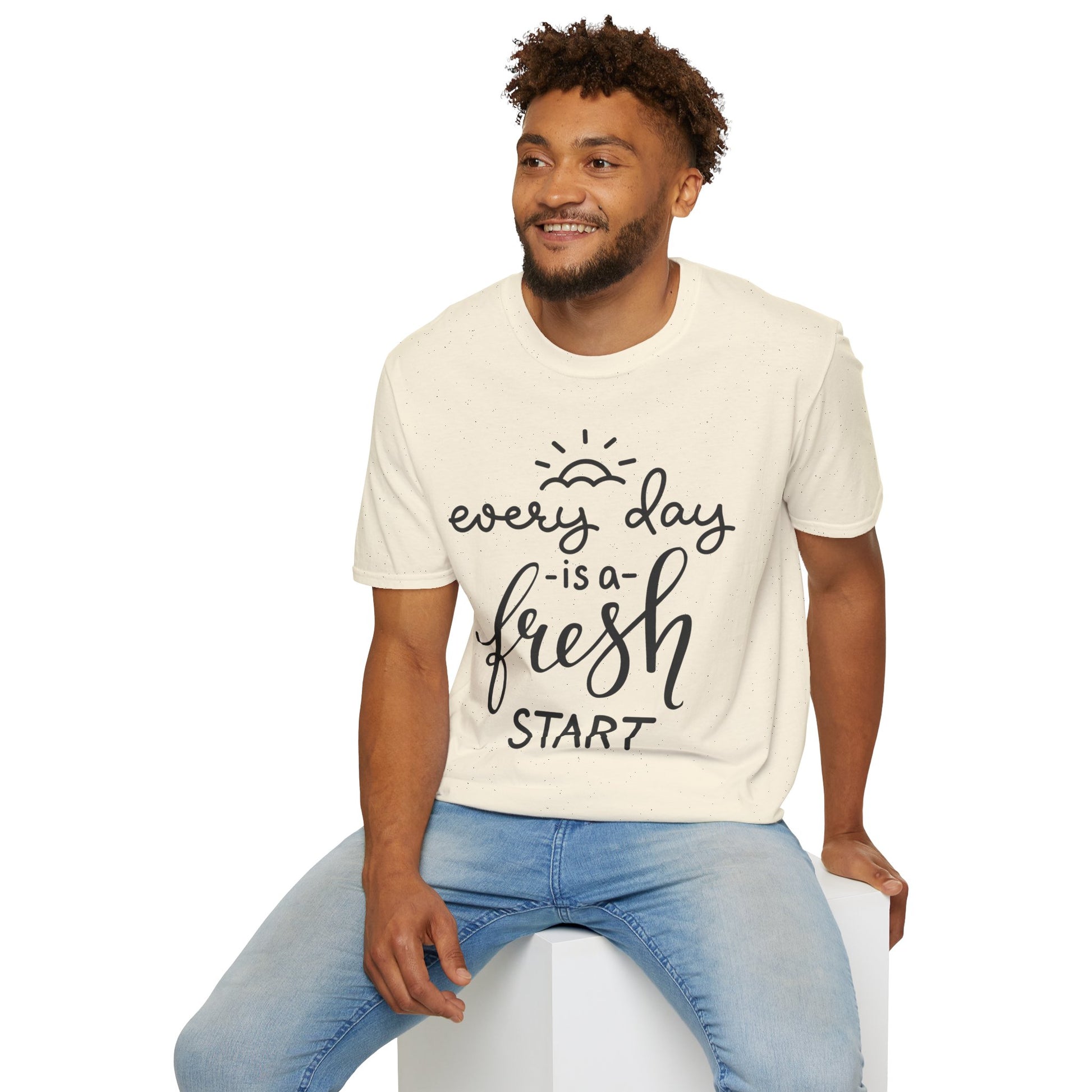 Every Day is a Fresh Start Unisex Softstyle T-Shirt - Rhythm & Drip