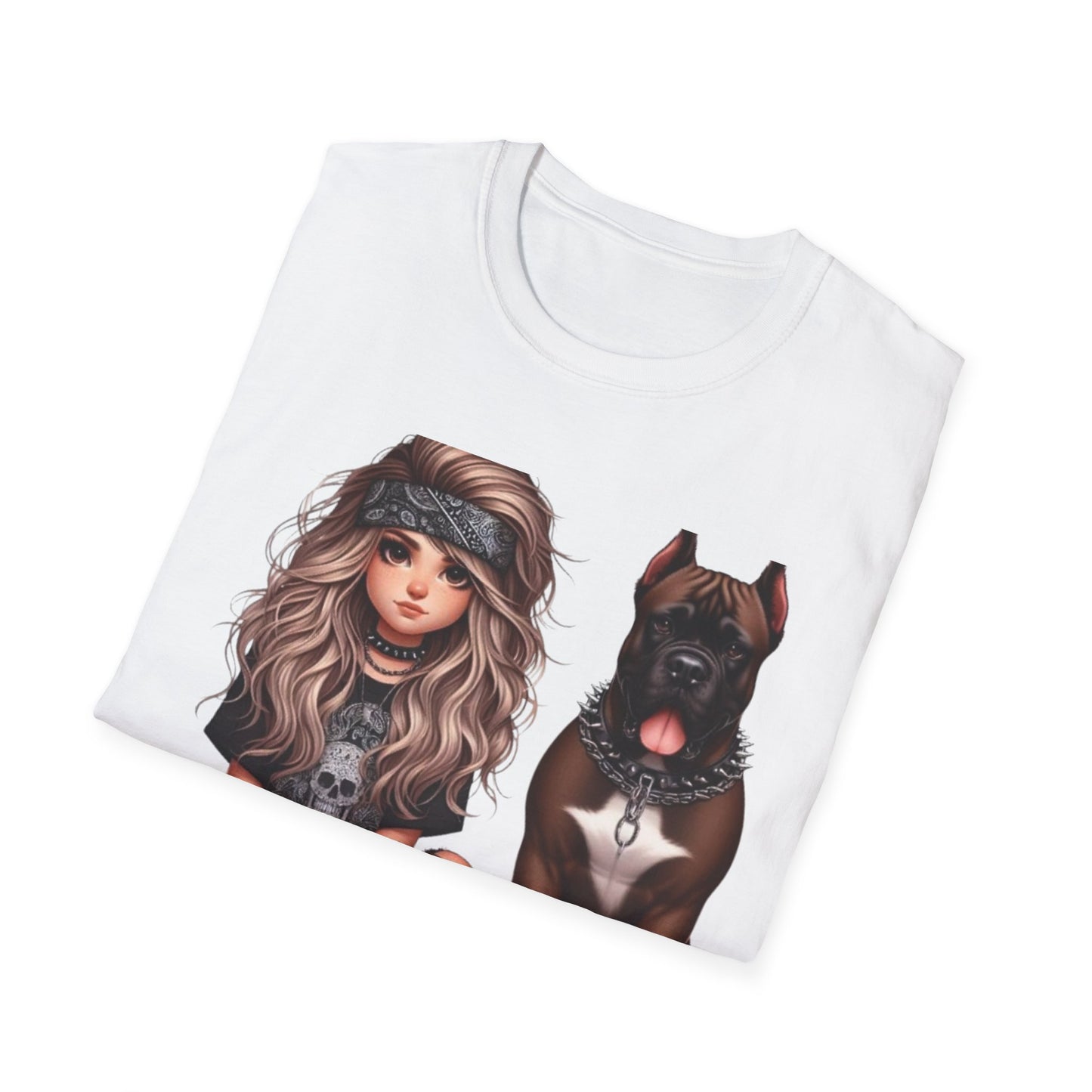 A Girl And Her Dog 5 T-Shirt Printify T-Shirt Rhythm & Drip Apparel