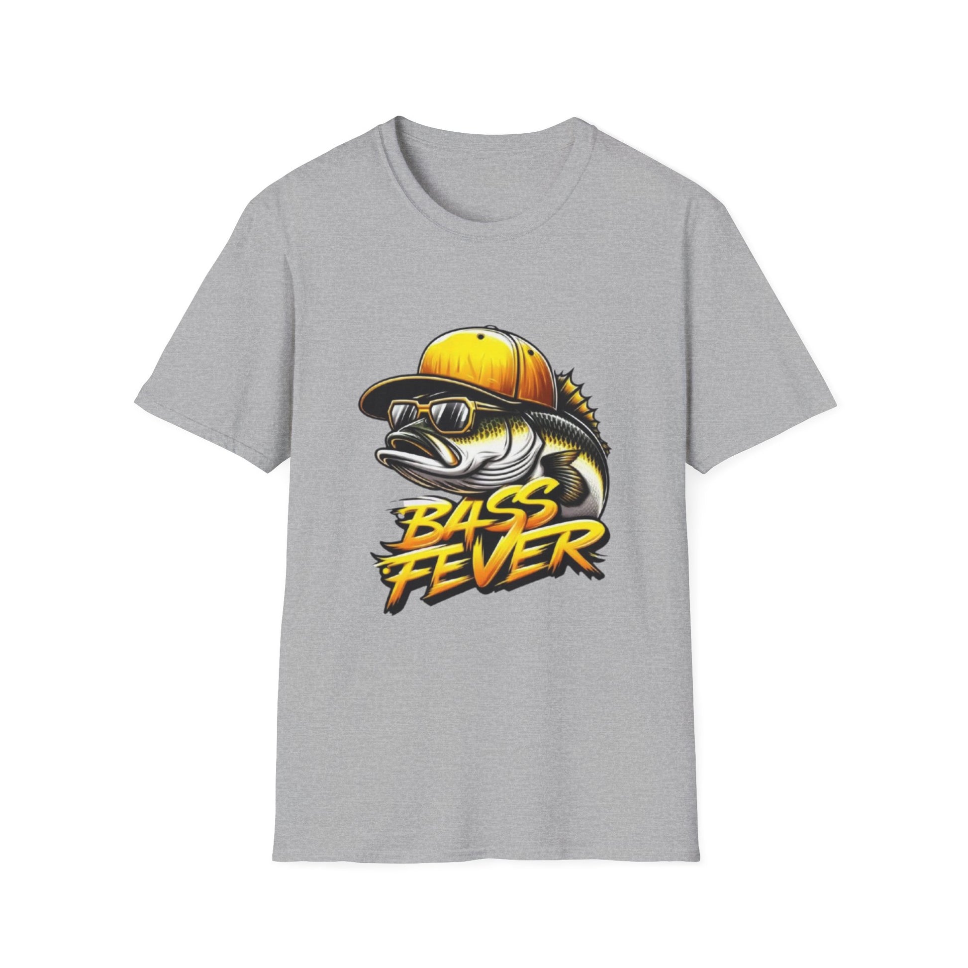 Bass Fever Unisex T-Shirt Sport Grey Printify T-Shirt Rhythm & Drip Apparel
