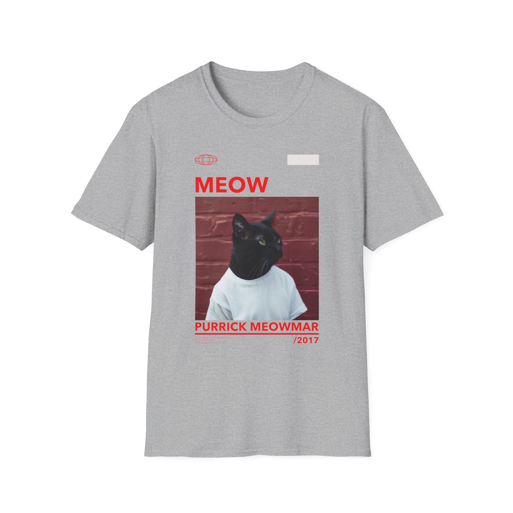 Music- Purrick Meowmar Sport Grey Printify T-Shirt Rhythm & Drip Apparel
