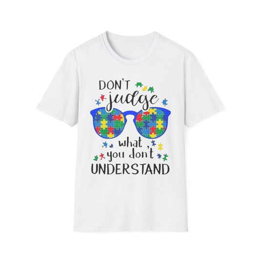 Autism Awareness T-Shirt White Printify T-Shirt Rhythm & Drip Apparel