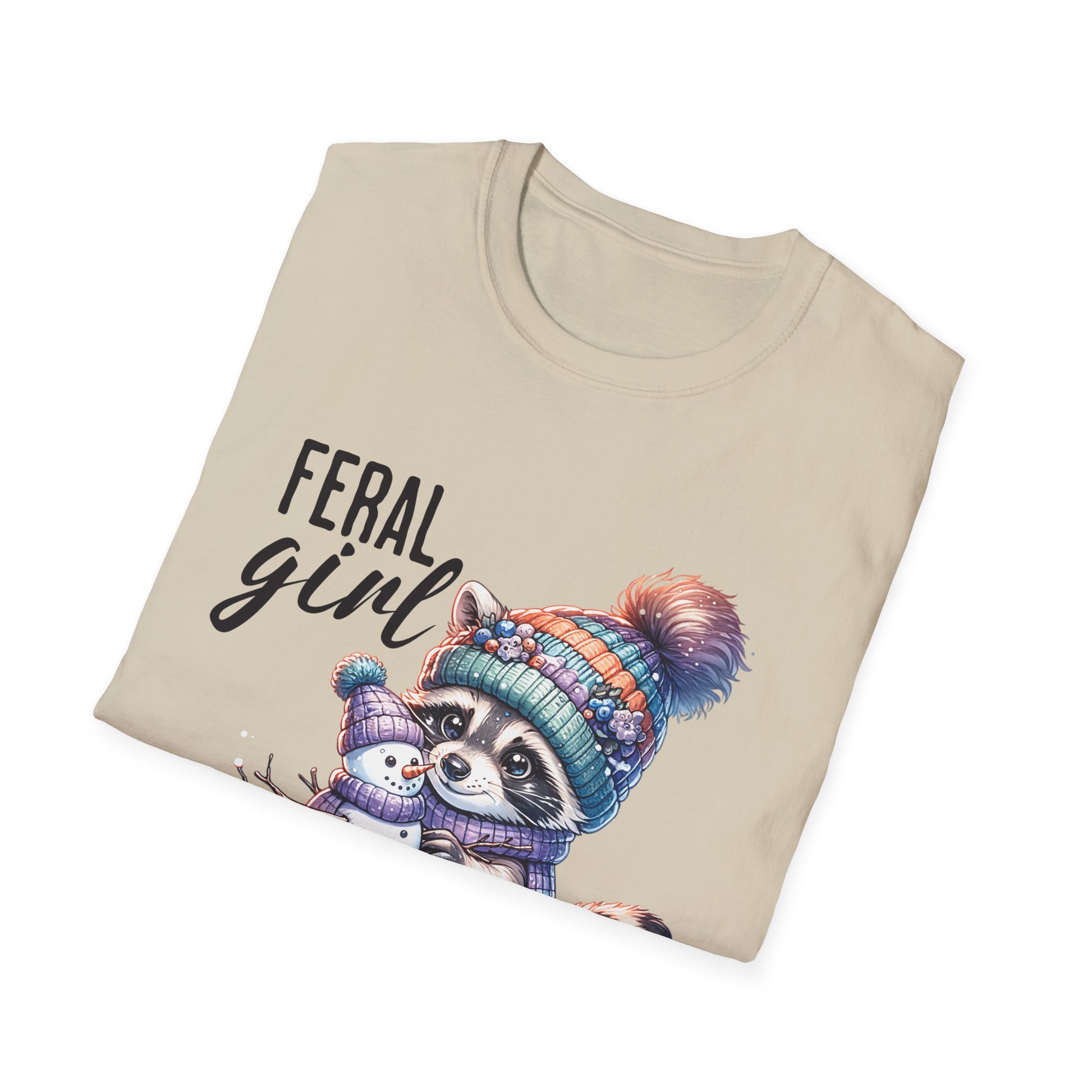 Winter- Feral Girl Winter T-Shirt Printify T-Shirt Rhythm & Drip Apparel