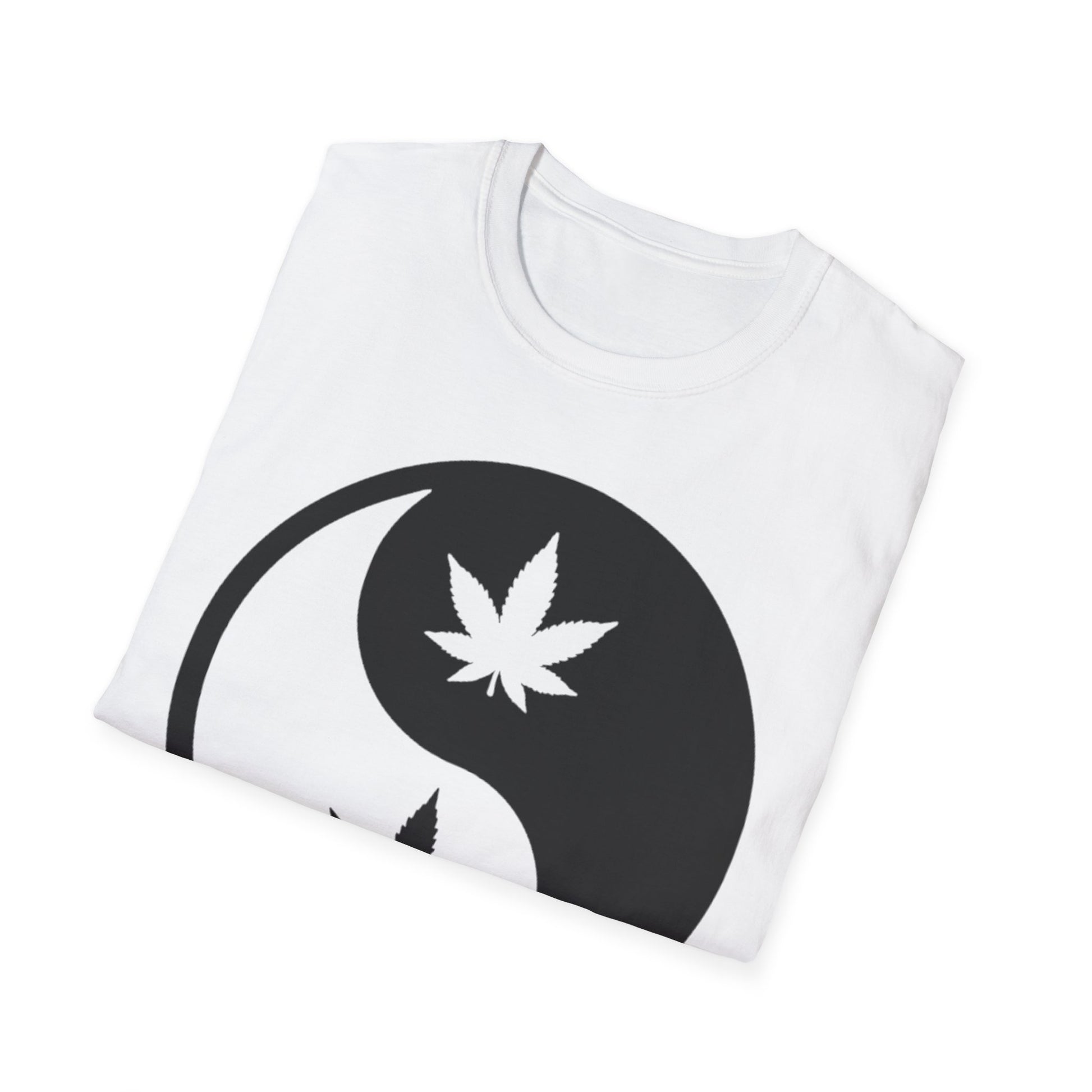 Ying Yang Weed T-Shirt Printify T-Shirt Rhythm & Drip Apparel