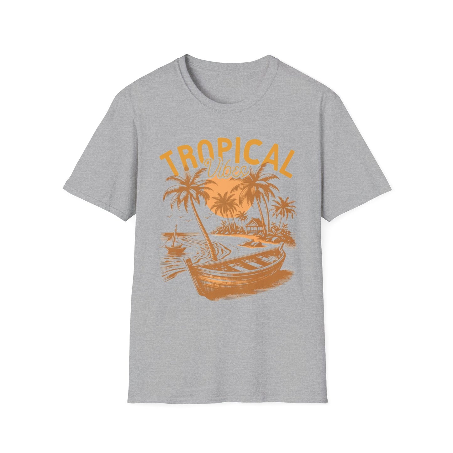 Summer- Tropical Vibes T-Shirt Sport Grey Printify T-Shirt Rhythm & Drip Apparel