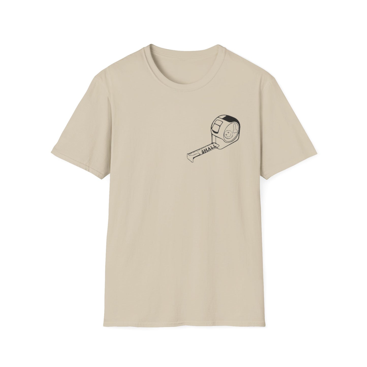 Being a Dick Won't Make Yours Any Bigger- Back And Front Sand Printify T-Shirt Rhythm & Drip Apparel