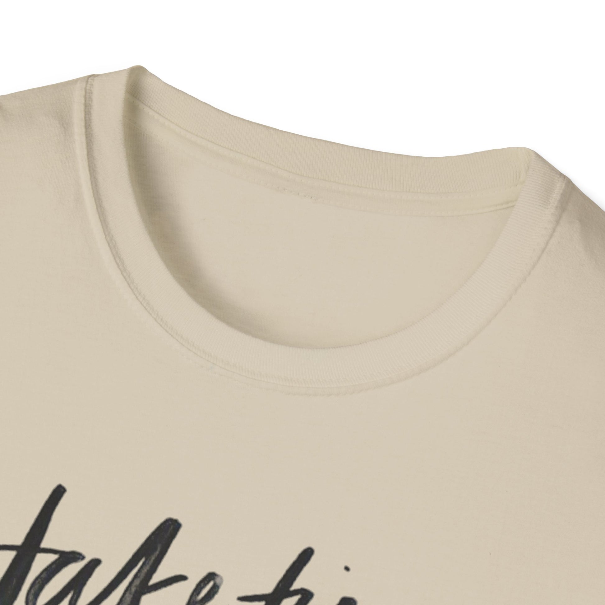 Inspirational Unisex Softstyle T-Shirt - 'Take Time to Make Your Soul Happy' - Rhythm & Drip