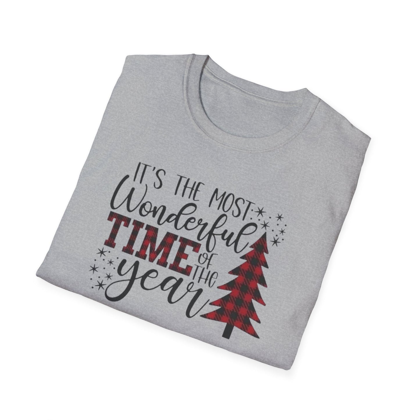 Winter- It's The Most Wonderful Time Of The Year T-Shirt Printify T-Shirt Rhythm & Drip Apparel