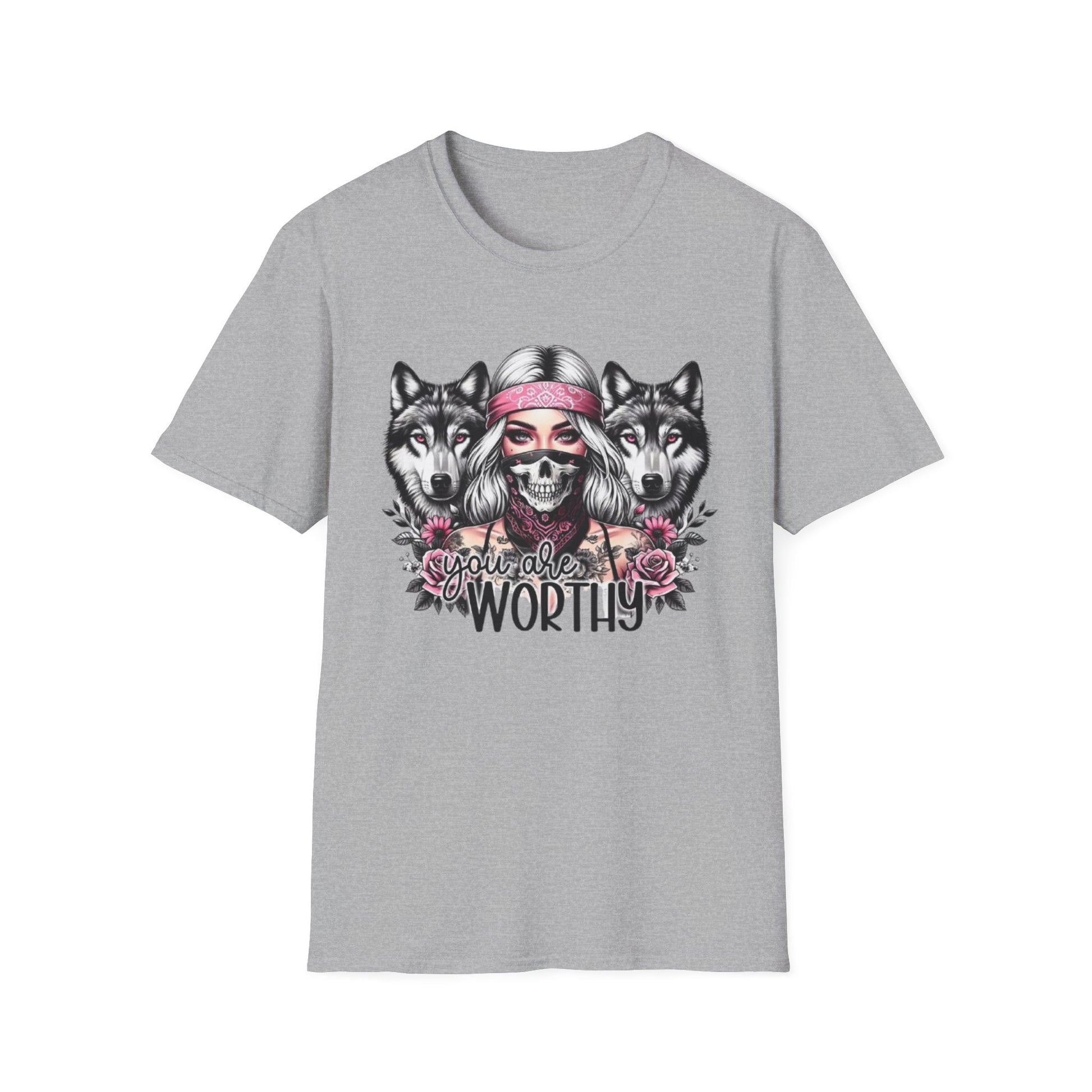 Worthy T-Shirt Sport Grey Printify T-Shirt Rhythm & Drip Apparel