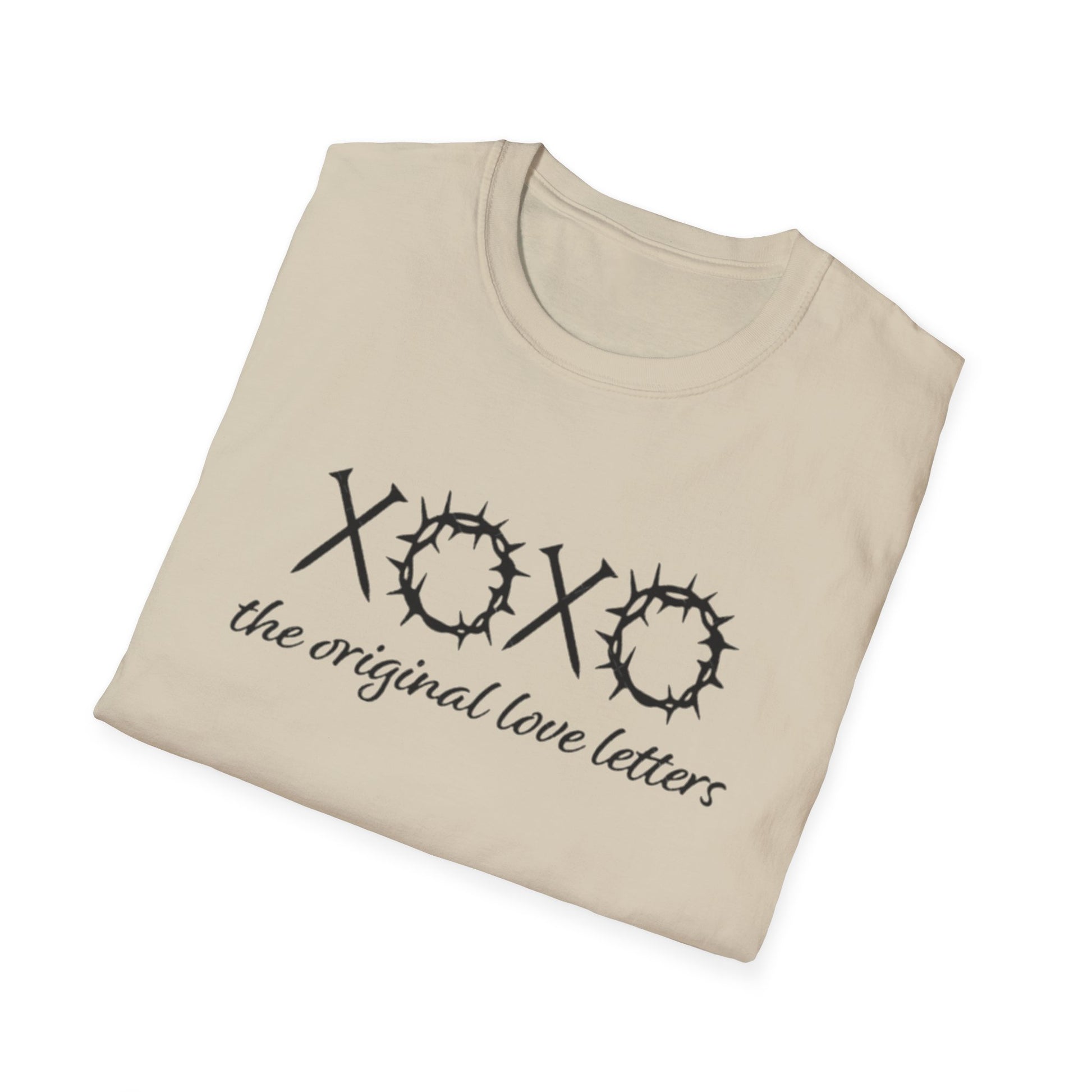 XOXO Love Letters Christian T-Shirt Printify T-Shirt Rhythm & Drip Apparel