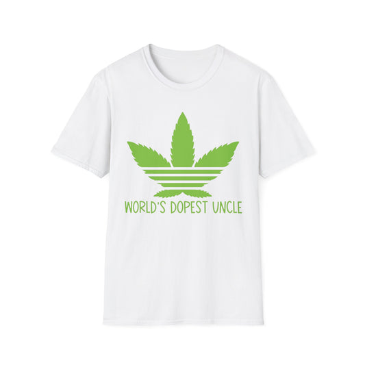 World's Dopest Uncle T-Shirt White Printify T-Shirt Rhythm & Drip Apparel