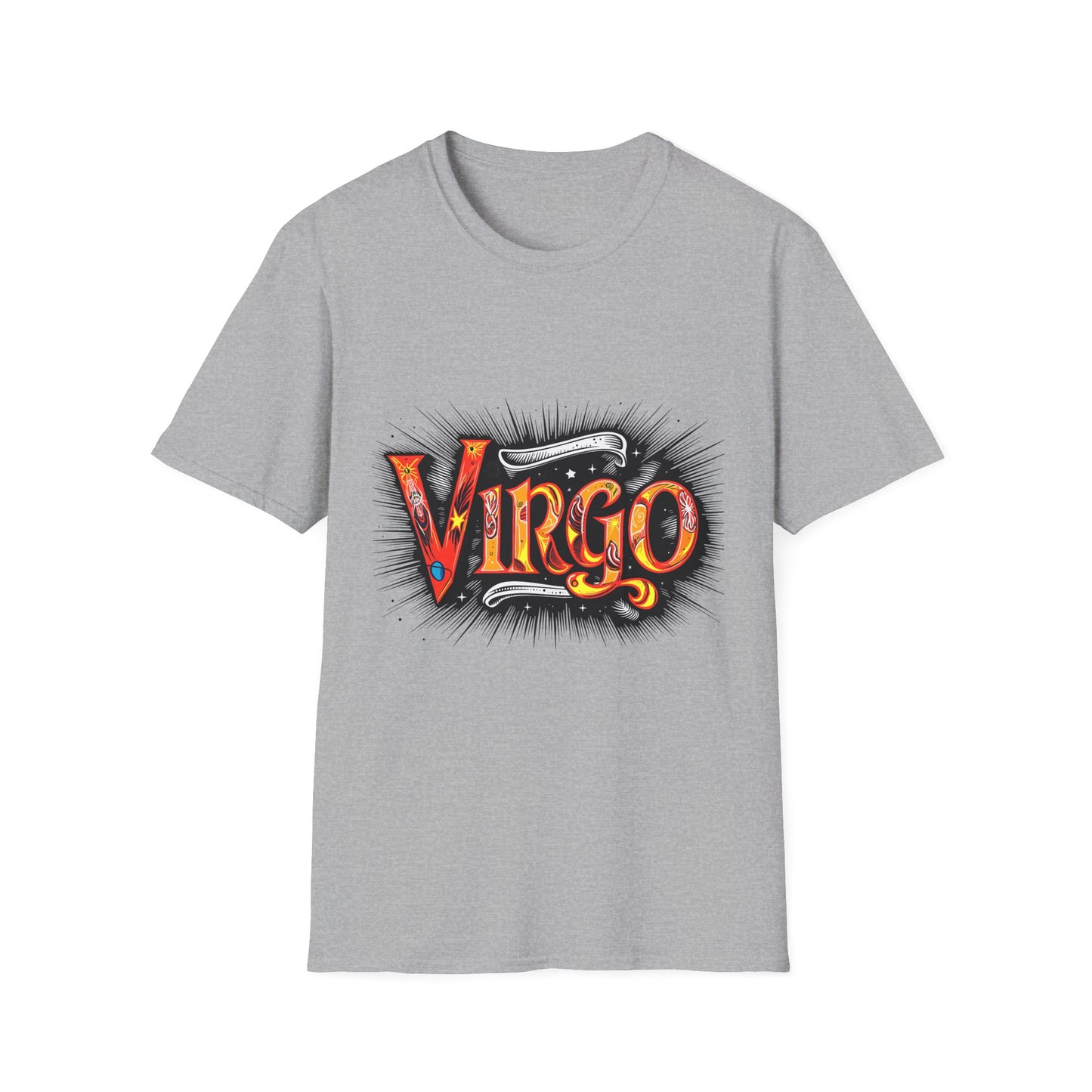 Virgo T-Shirt Sport Grey Printify T-Shirt Rhythm & Drip Apparel