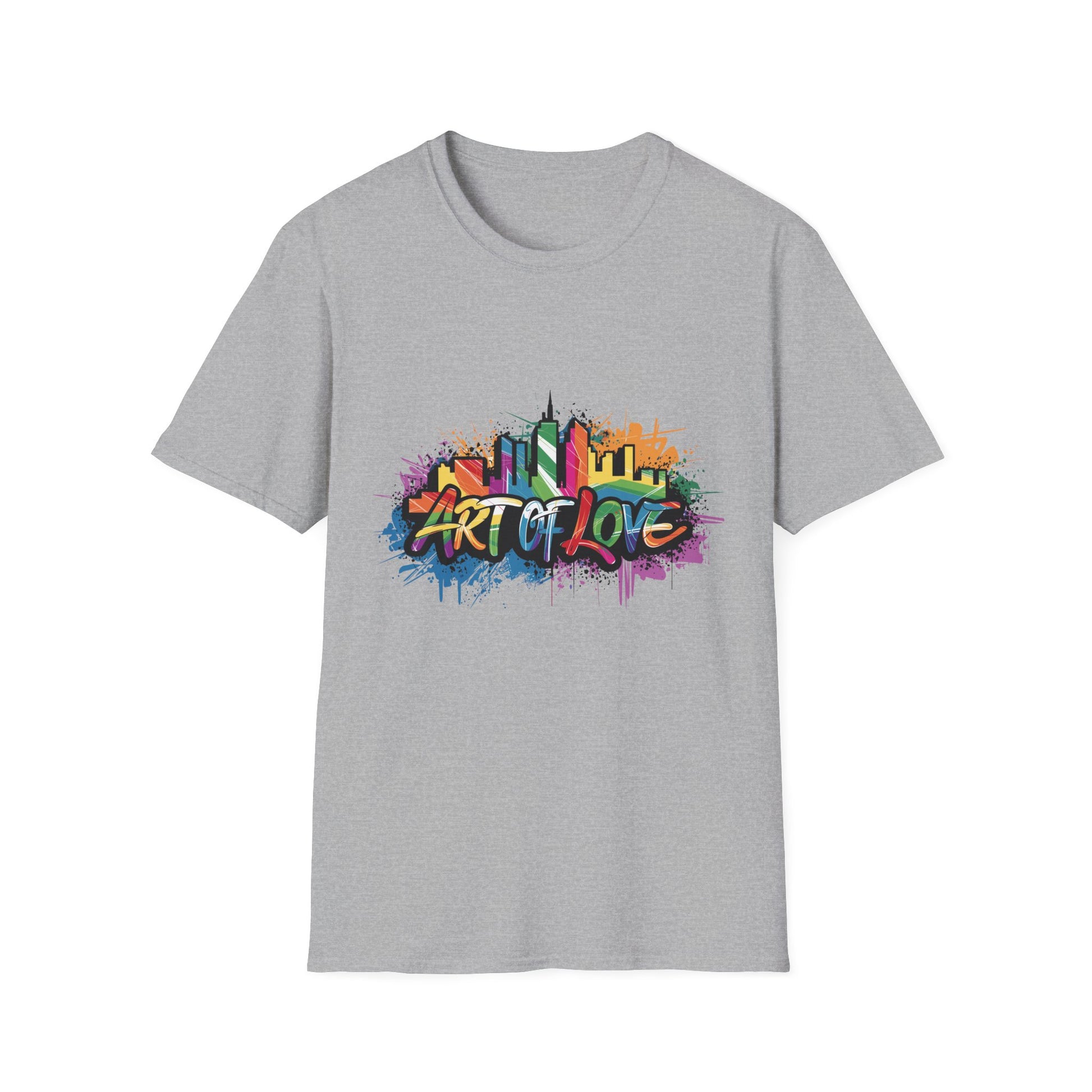Art of Love LGTBQ T-Shirt Sport Grey Printify T-Shirt Rhythm & Drip Apparel