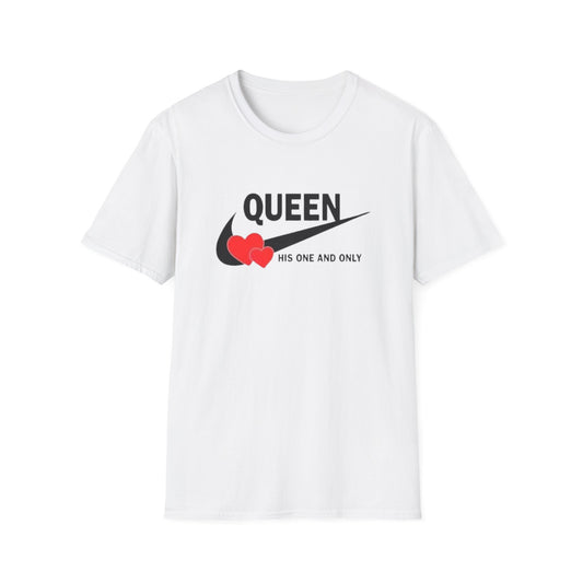 1 Queen Love T-Shirt White Printify T-Shirt Rhythm & Drip Apparel