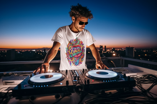 Vibrant Kiss Graphic T-Shirt Printify T-Shirt Rhythm & Drip Apparel