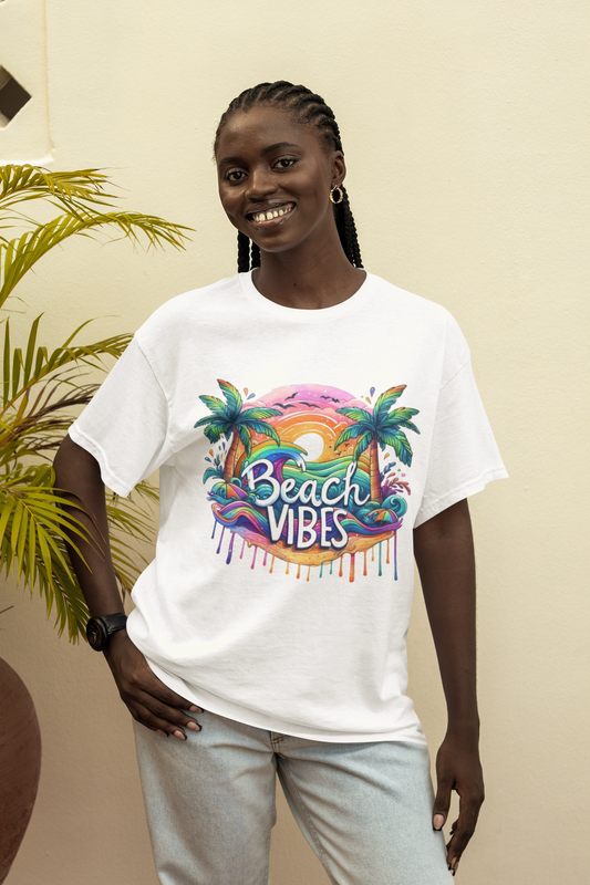 Summer- Beach Vibes T-Shirt Printify T-Shirt Rhythm & Drip Apparel