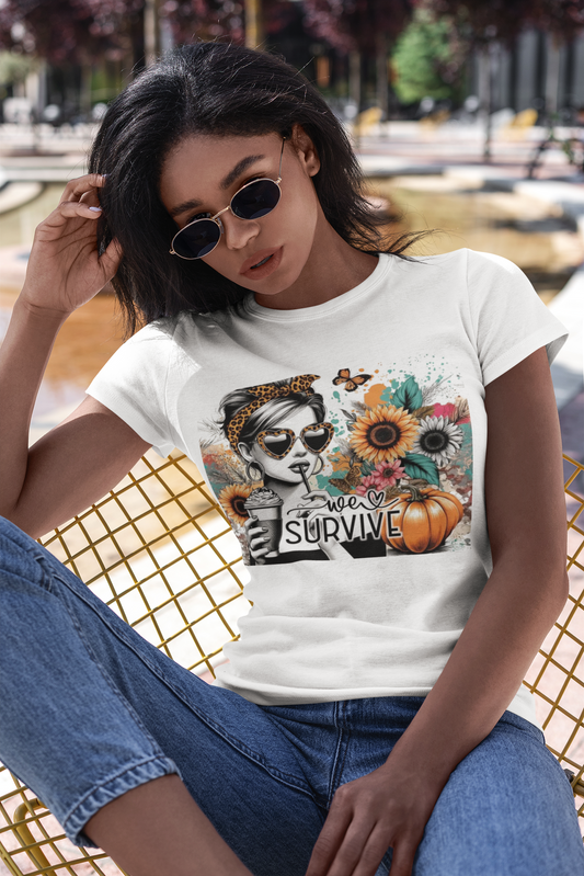 We Survive T-Shirt Printify T-Shirt Rhythm & Drip Apparel