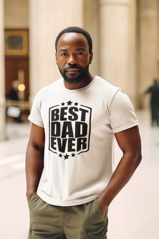 Best Dad Ever T-Shirt Printify T-Shirt Rhythm & Drip Apparel