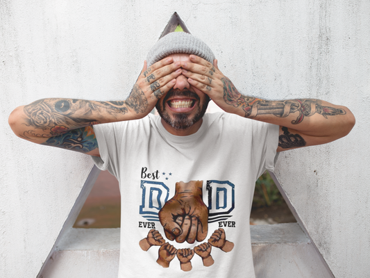 Best Dad Ever T-Shirt Printify T-Shirt Rhythm & Drip Apparel