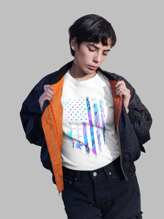 420 Flag T-Shirt Printify T-Shirt Rhythm & Drip Apparel