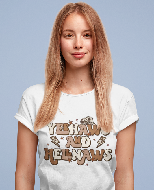 Yeehaws and Hellnaws T-Shirt Printify T-Shirt Rhythm & Drip Apparel