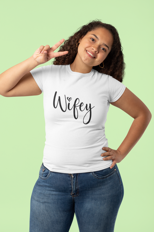Wifey T-Shirt Printify T-Shirt Rhythm & Drip Apparel