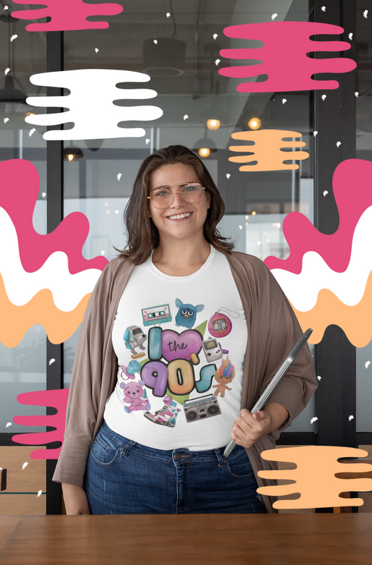 90s I Love the 90s Graphic Tee Printify T-Shirt Rhythm & Drip Apparel