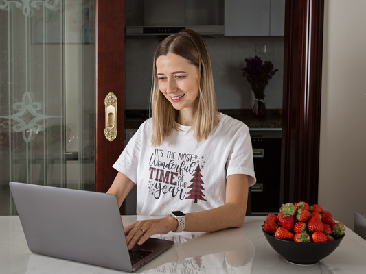 Winter- It's The Most Wonderful Time Of The Year T-Shirt Printify T-Shirt Rhythm & Drip Apparel