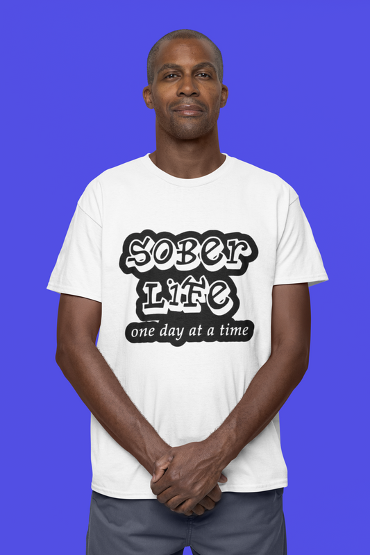 Addiction Sober Life T-Shirt Printify T-Shirt Rhythm & Drip Apparel