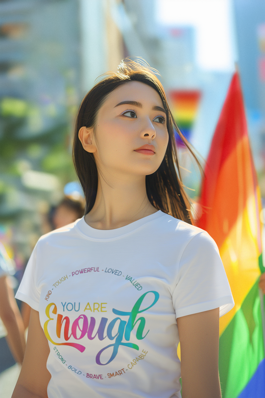 You Are Enough Tee Printify T-Shirt Rhythm & Drip Apparel