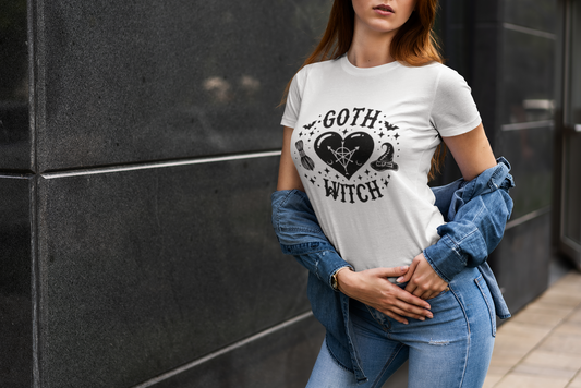 Goth Witch T-Shirt Printify T-Shirt Rhythm & Drip Apparel