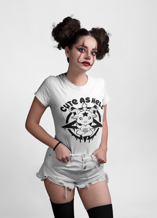 Cute as Hell Graphic T-Shirt Printify T-Shirt Rhythm & Drip Apparel