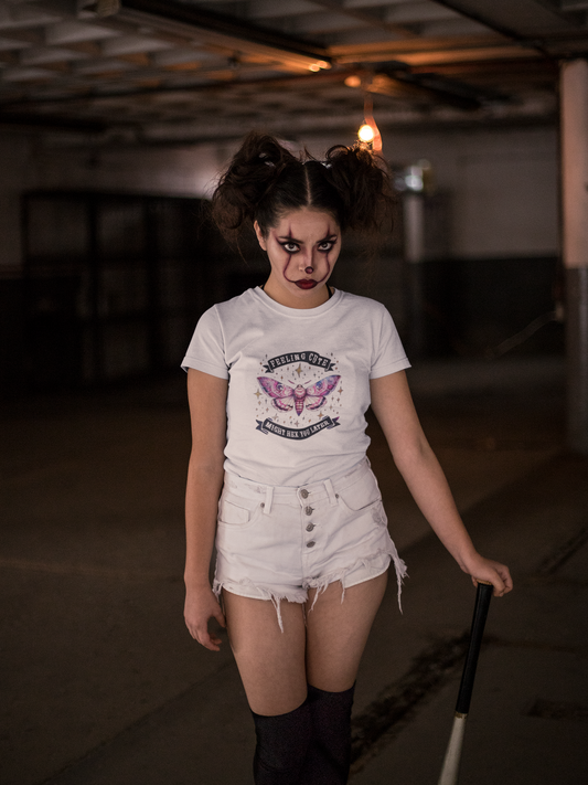 Feeling Cute Might Hex You T-Shirt Printify T-Shirt Rhythm & Drip Apparel
