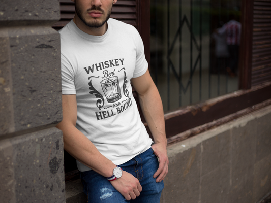 Whiskey Bent and Hell Bound T-Shirt Printify T-Shirt Rhythm & Drip Apparel