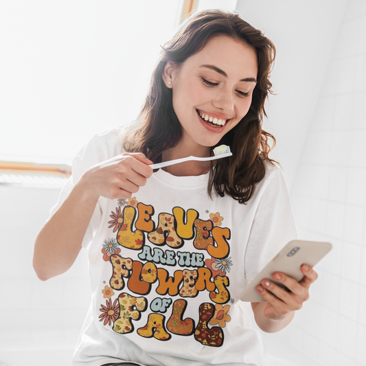 Fall- Flowers Of Fall T-Shirt Printify T-Shirt Rhythm & Drip Apparel