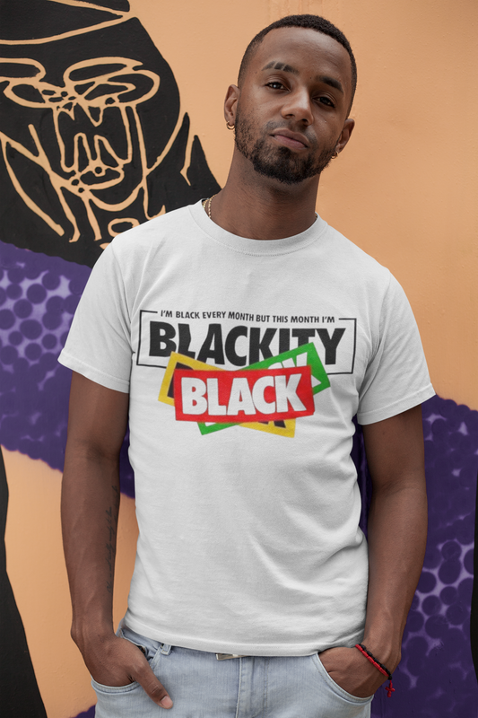 Blackity Black T-Shirt Printify T-Shirt Rhythm & Drip Apparel