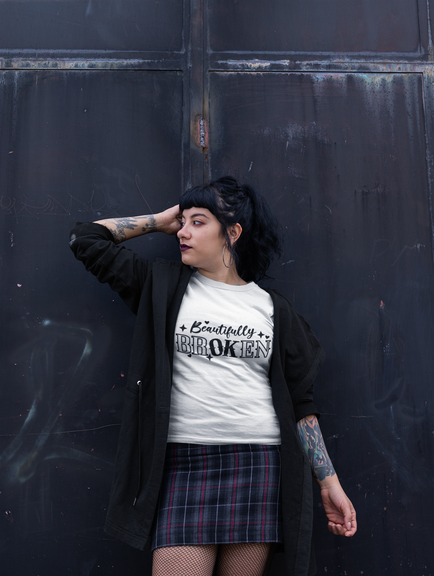 Beautifully Broken T-Shirt Printify T-Shirt Rhythm & Drip Apparel