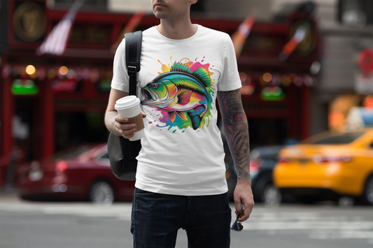 Vibrant Bass Graphic Tee