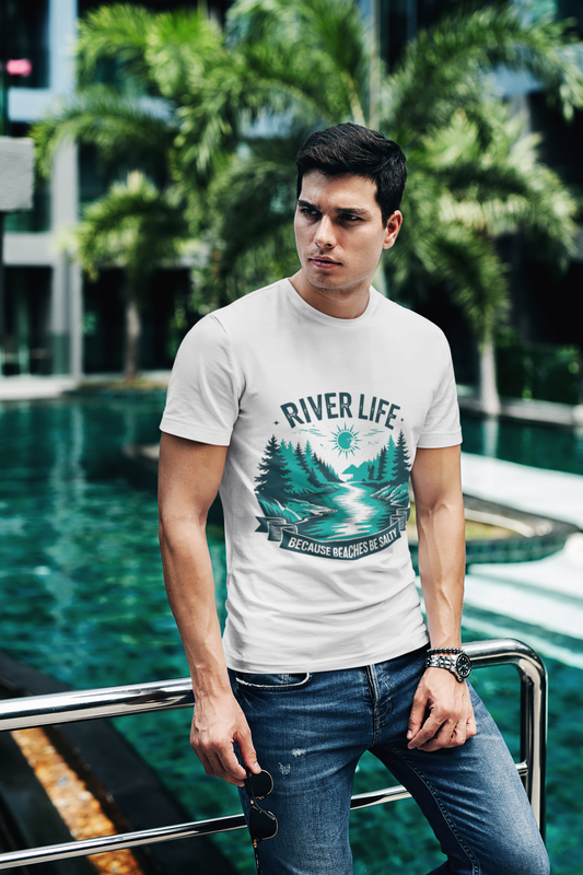 Summer- River Life Graphic T-Shirt Printify T-Shirt Rhythm & Drip Apparel