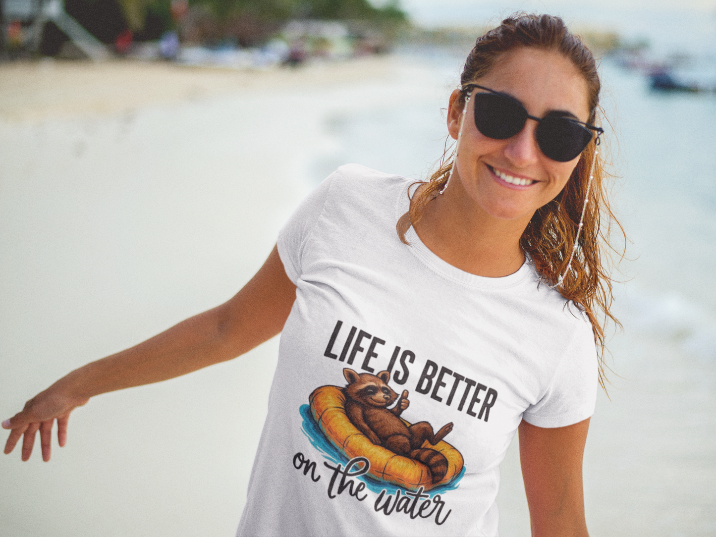 Summer- Life Is Better on the Water T-Shirt Printify T-Shirt Rhythm & Drip Apparel