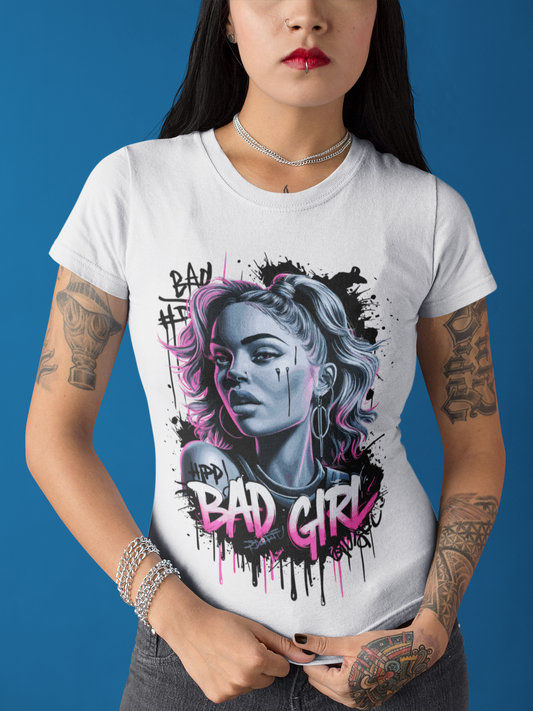 Bad Girl Graphic T-Shirt Printify T-Shirt Rhythm & Drip Apparel