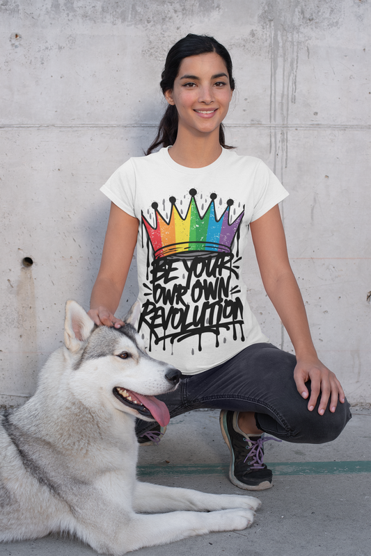 Be Your Own Revolution LGTBQ T-Shirt Printify T-Shirt Rhythm & Drip Apparel