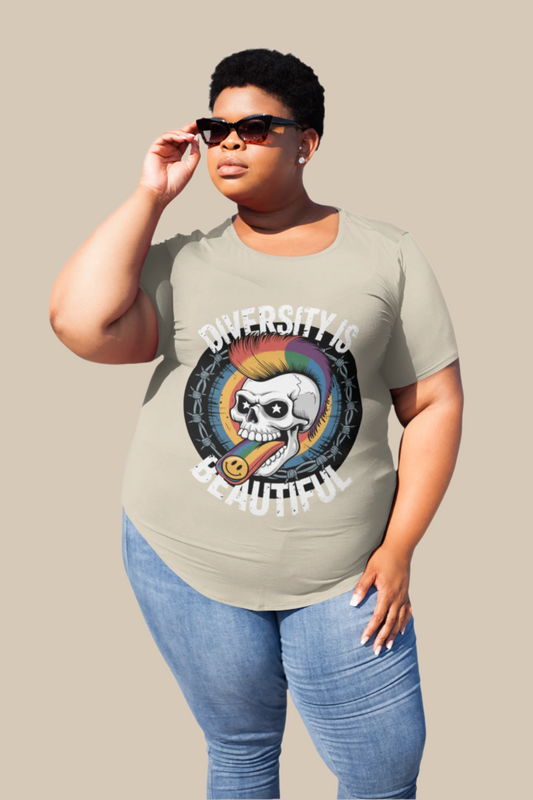 Diversity is Beautiful LGTBQ T-Shirt Printify T-Shirt Rhythm & Drip Apparel