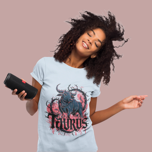 Taurus Zodiac Unisex Softstyle T-Shirt - Astrology Graphic Tee Printify T-Shirt Rhythm & Drip Apparel