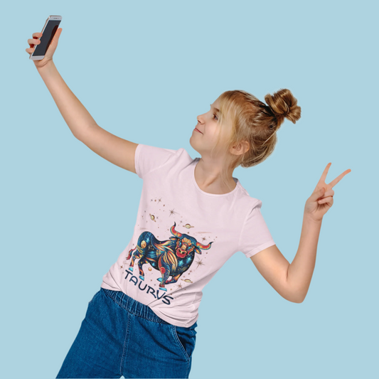 Cosmic Taurus T-Shirt Printify T-Shirt Rhythm & Drip Apparel