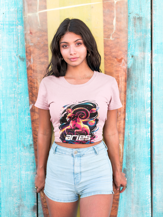 Aries Zodiac T-Shirt Printify T-Shirt Rhythm & Drip Apparel